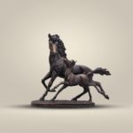 Horse and Foal Statue