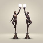 Art Deco Bronze Lamps