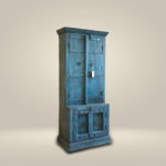 Vintage Blue Wooden Cabinet