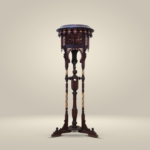 Moroccan Carved Wood Table