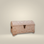 Wooden Chest with Floral Design