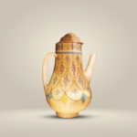 Multi-colored Ceramic Teapot