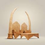 Ivory Throne with Armchairs